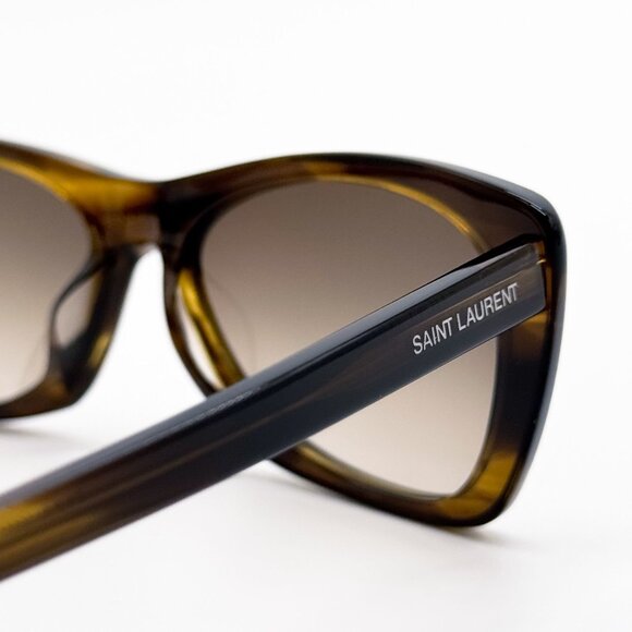 NEW SAINT LAURENT SUNGLASSES SL613 004 WOMEN HAVANA EYEWEAR SL 613 004 - Picture 6 of 9